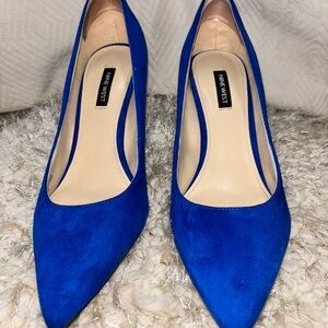 Nine West Vibrant Blue Heels